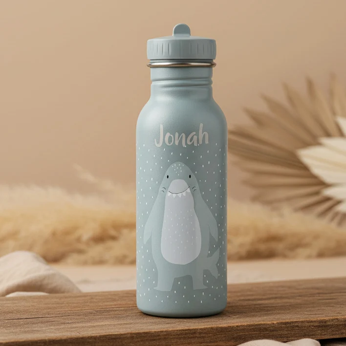 TRIXIE Kinder Trinkflasche personalisiert - Tiere