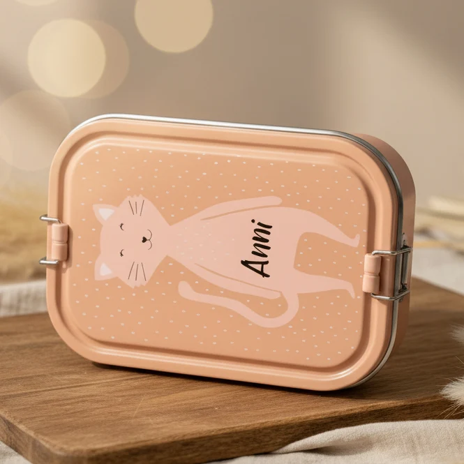 Brotdose groß Frau Katze – personalisierbar | Trixie