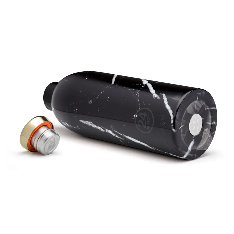 Thermosflasche - Clima Bottle - Black Marble 850ml