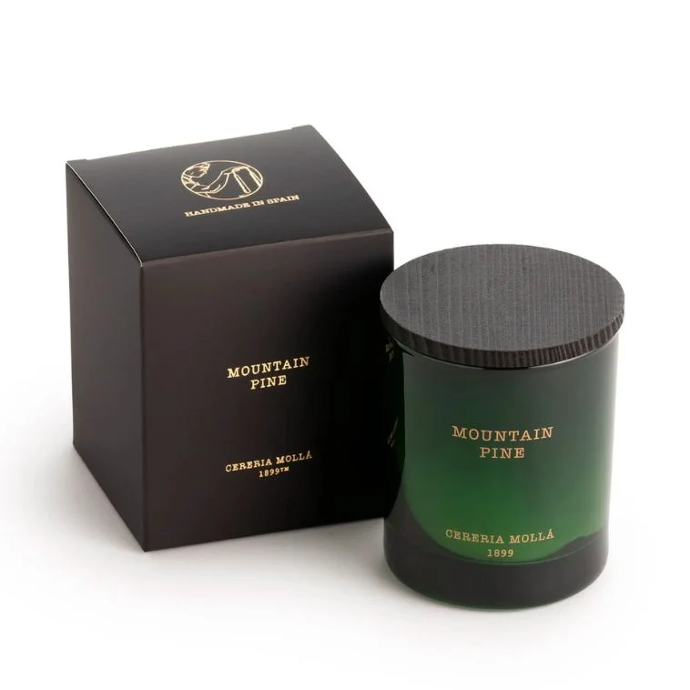 winterliche Duftkerze - Mountain Pine