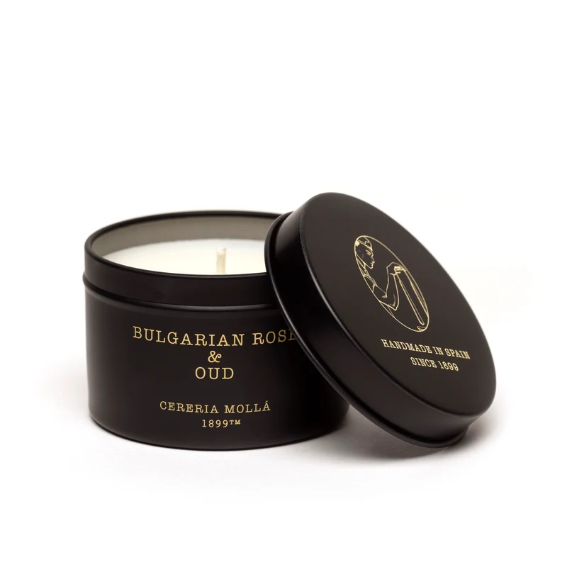Duftkerze in Metalldose - Bulgarian Rose & Oud