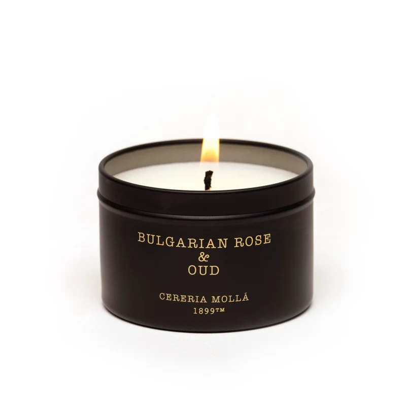 Duftkerze in Metalldose - Bulgarian Rose & Oud
