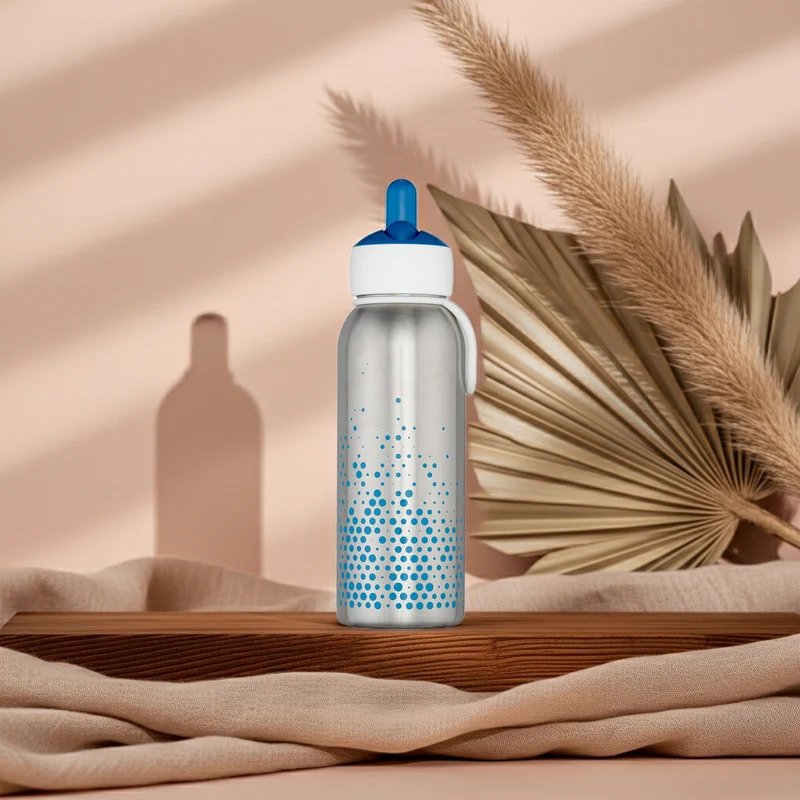 Mepal Thermoflasche Flip-up 350 ml Blau – 12 h kalt