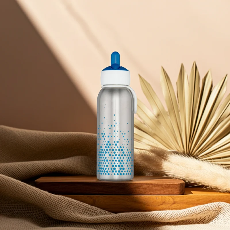 Mepal Thermoflasche Flip-up 350 ml Blau – 12 h kalt