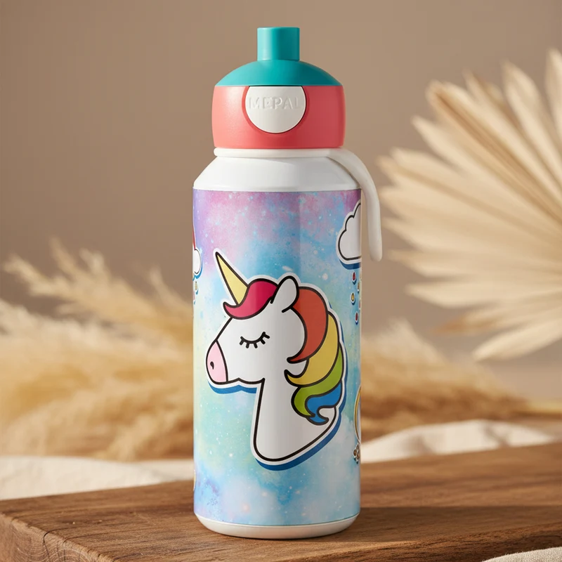 Trinkflasche Pop-Up Campus 400 ml Einhorn | Mepal