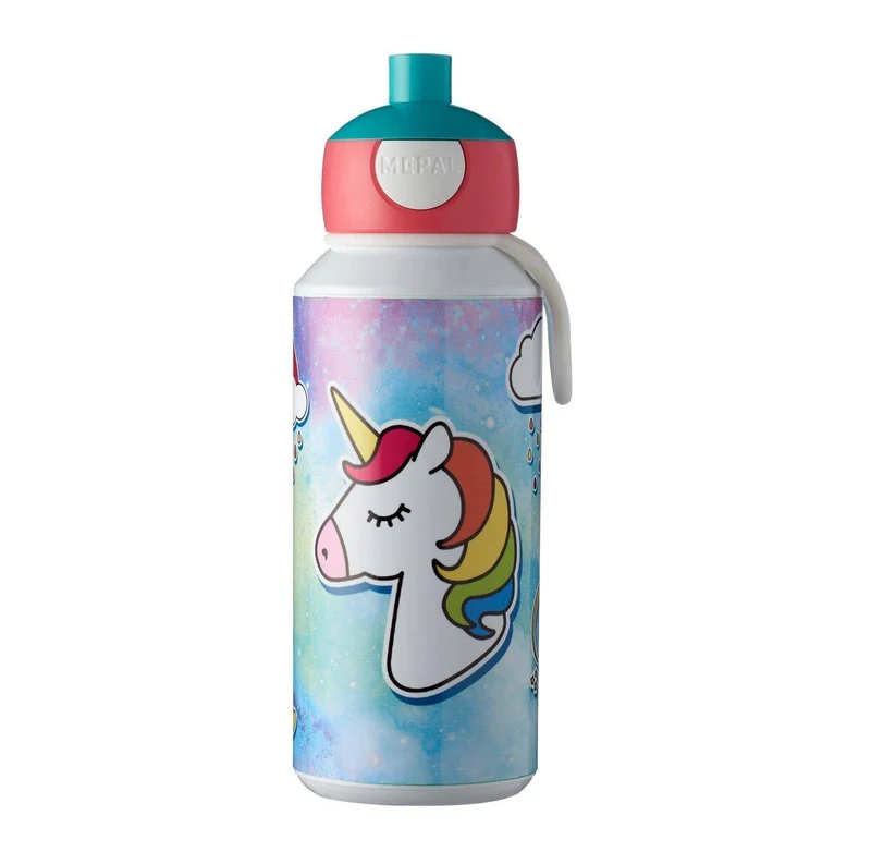 Trinkflasche Pop-Up Campus 400 ml Einhorn | Mepal