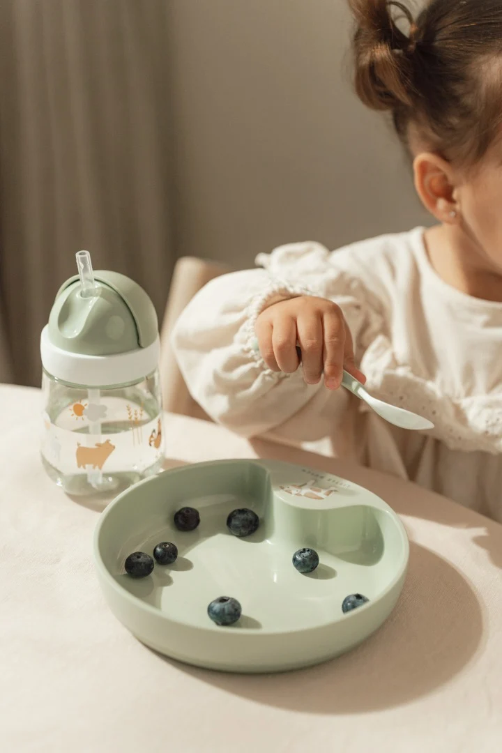 Mepal Mio Lernteller Little Farm mit Unterteilung