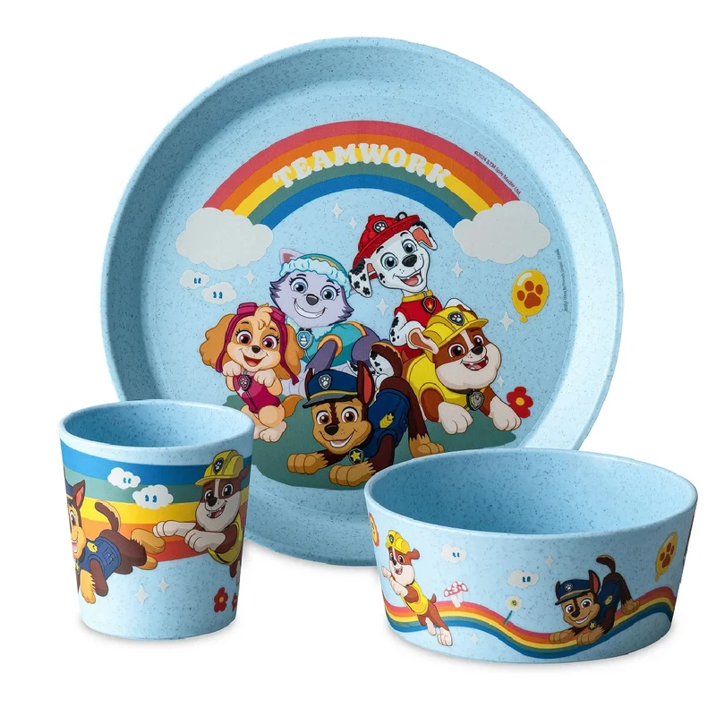 Koziol Connect Grow Paw Patrol Kindergeschirr 3-teilig Blau