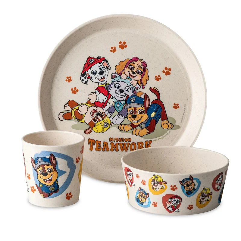 Koziol Connect Grow Paw Patrol Kindergeschirr 3-teilig Sand
