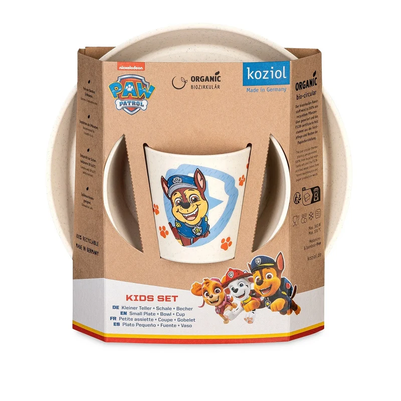 Koziol Connect Grow Paw Patrol Kindergeschirr 3-teilig Sand