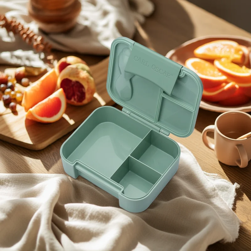 Carl Oscar BentoBOX Grün Limited Edition mit Multibesteck