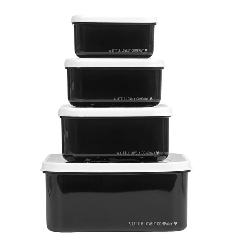 A Little Lovely Company Brotdosen-Set Galaxy 4-teilig