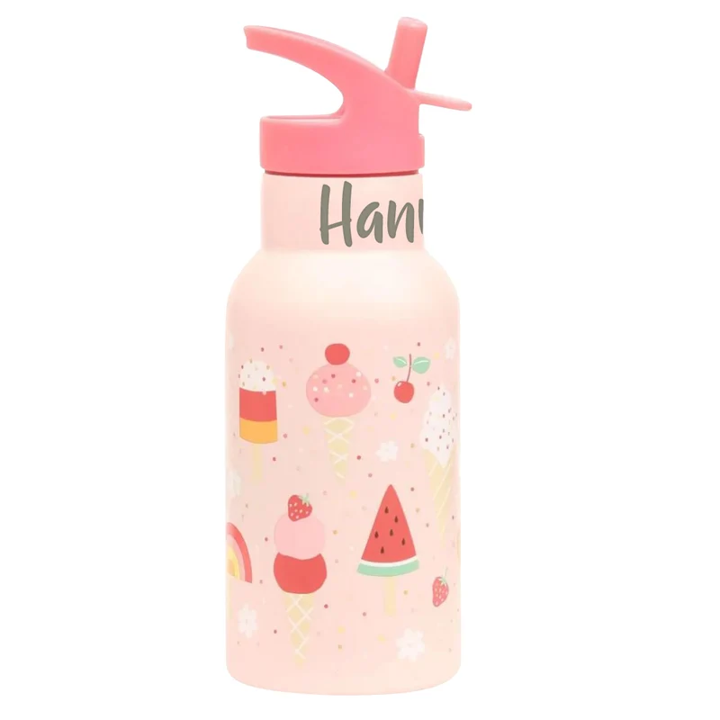 Edelstahl-Trinkflasche Eiscreme 352 ml | A Little Lovely Company