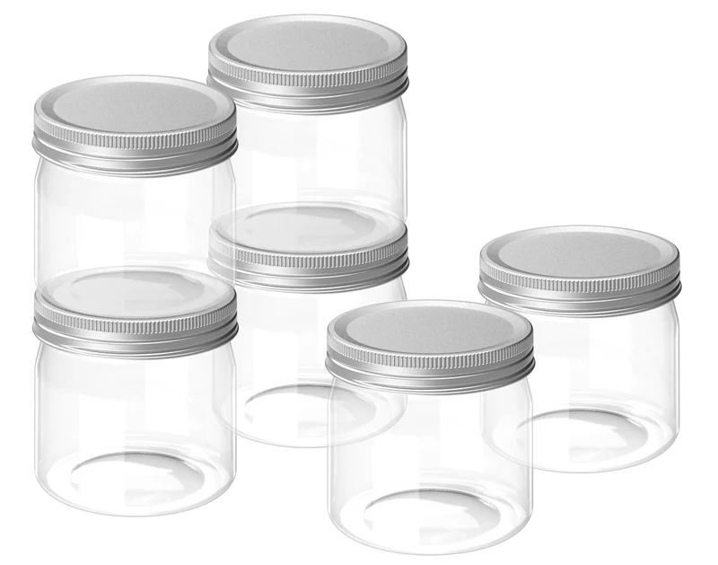 Crystal Jar (230 ml X 6 ) (Natural) (6 Pc Set)