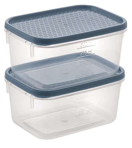 POLKA CONTAINER SET 411 (500 ML) (2 PCS SET) (36 S)