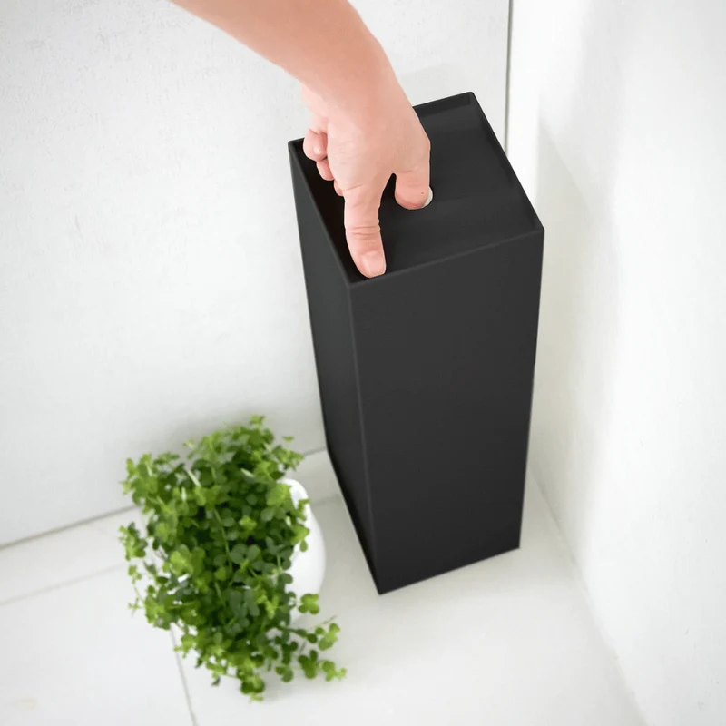 TOWER Toilettenrollenhalter - Schwarz