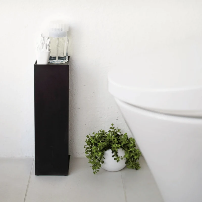 TOWER Toilettenrollenhalter - Schwarz