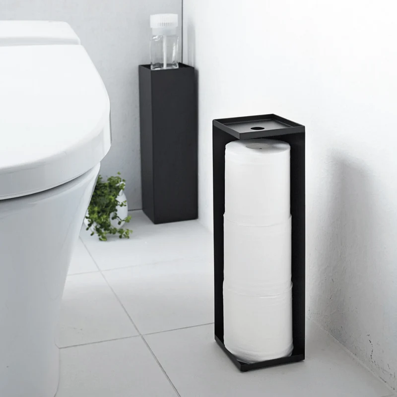 TOWER Toilettenrollenhalter - Schwarz
