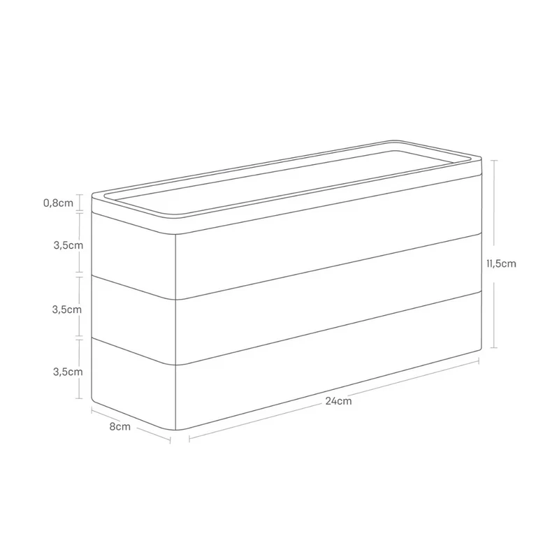 RIN Accessoire Box - Weiß