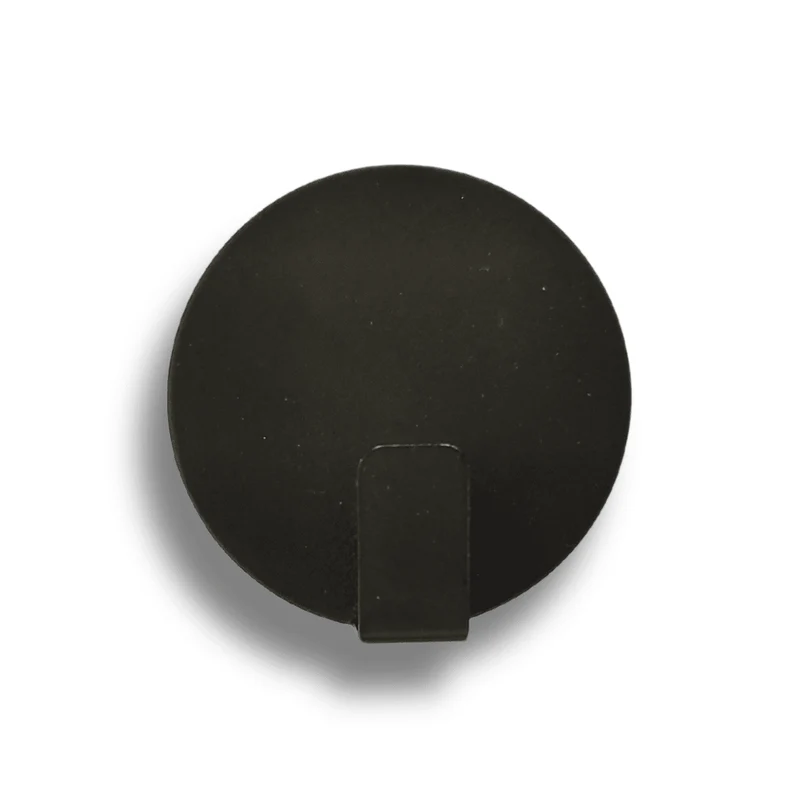 Küchenmagnet mit Haken - schwarz