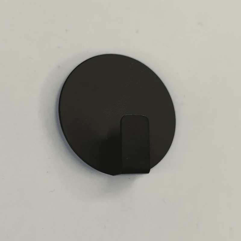 Küchenmagnet mit Haken - schwarz