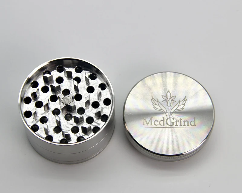 MedGrind Premium Edelstahl Grinder mit Gravur
