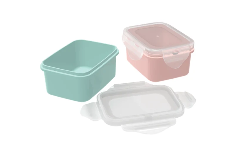 Lock & Safe Container 350H x 3 (350 ml x 3) (3 Pcs set)