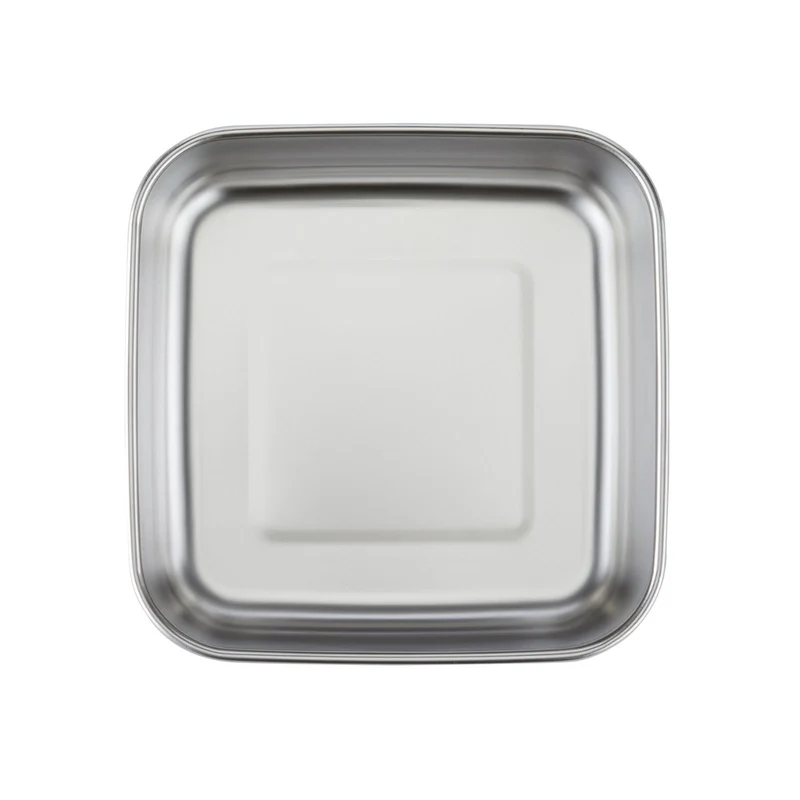 quadratische Edelstahldose Square Medium - 900ml