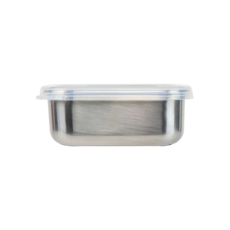 kleine quadratische Edelstahldose Square Small - 450ml