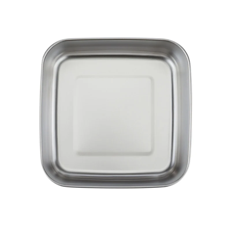 große quadratische Edelstahldose Square Large - 1,5l