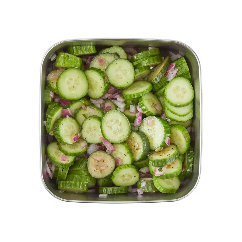 große quadratische Edelstahldose Square Large - 1,5l