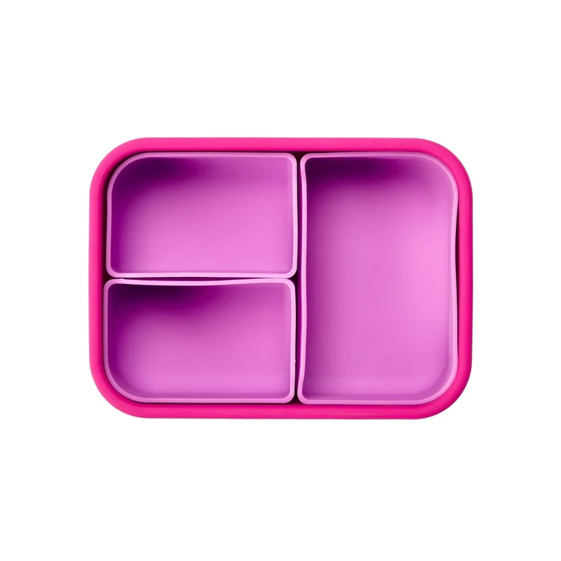 Build-a-Bento Lunchbox mit herausnehmbaren Abteilen - pink