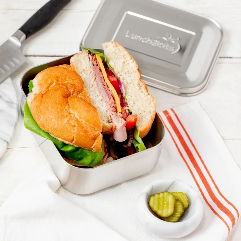 hellblaue Lunchbox Medium Uno - Aqua