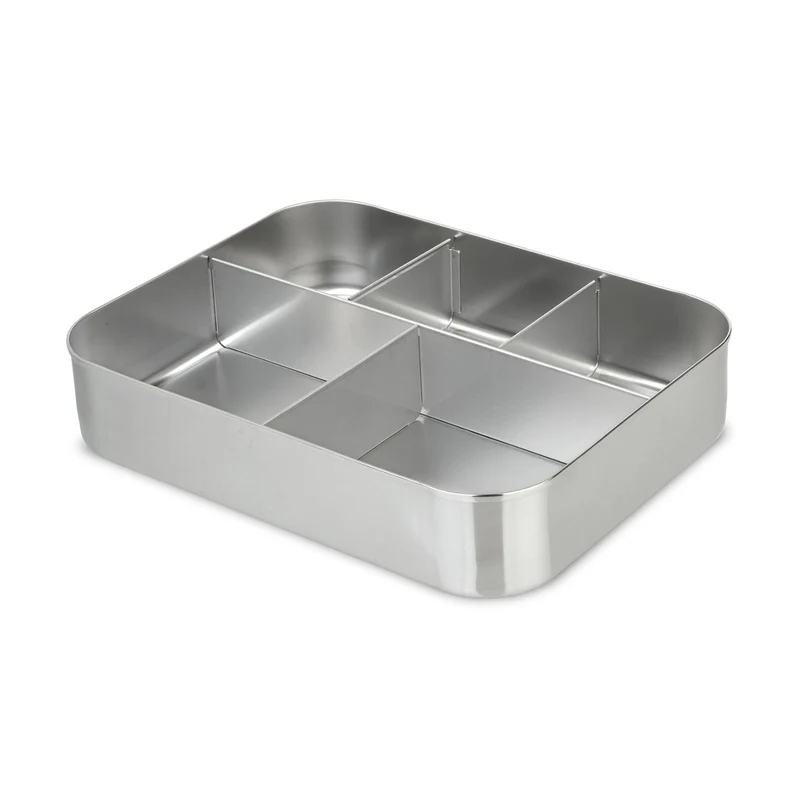 hellblaue Lunchbox mit 5 Abteilen Large Cinco - Aqua