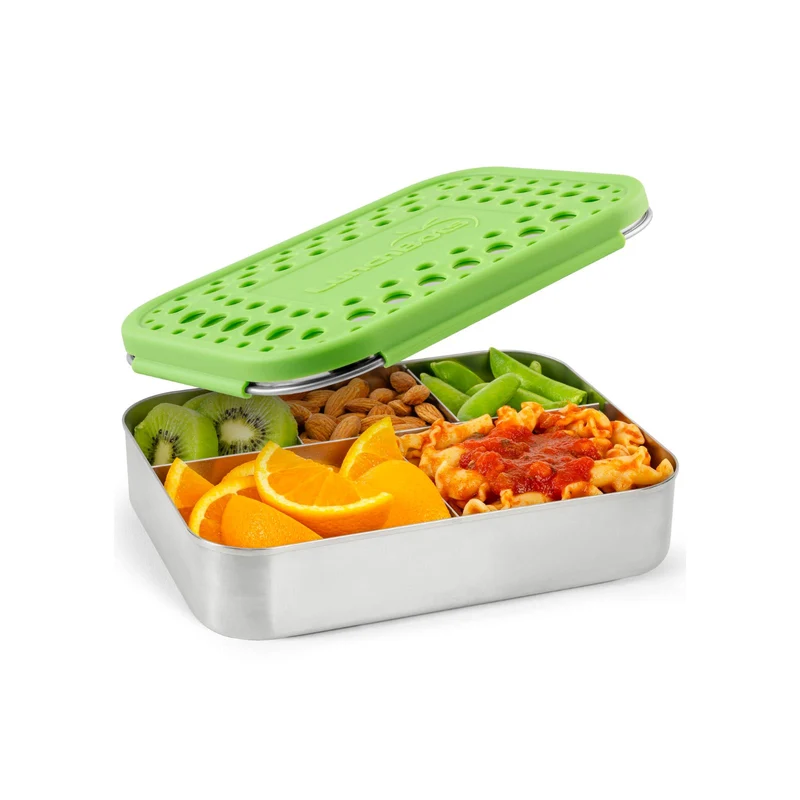 grüne Lunchbox mit 5 Abteilen Large Cinco - Green