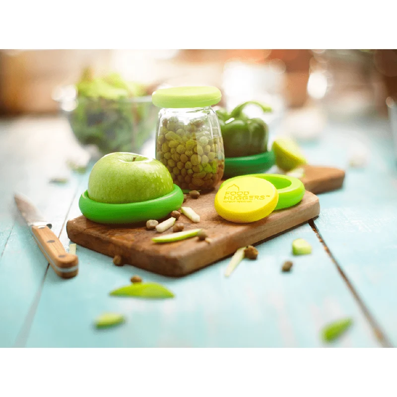 Food Huggers - Lebensmittelretter - Fresh Greens - 5 Stück