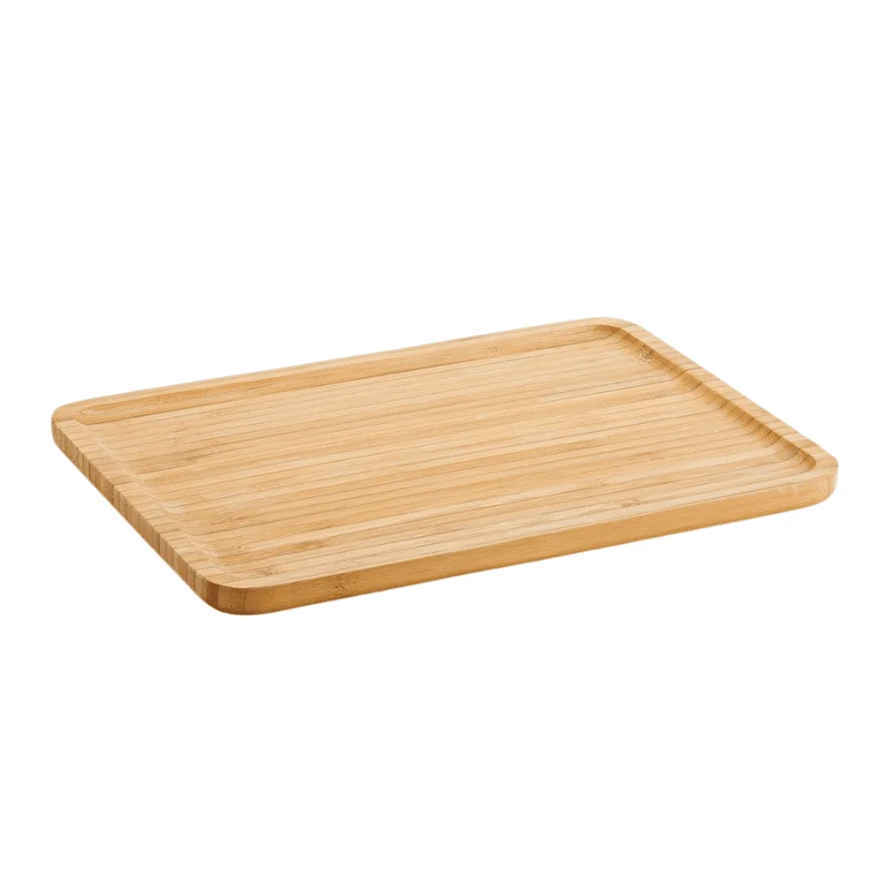 Serviertablett aus Bambus - groß/mittel