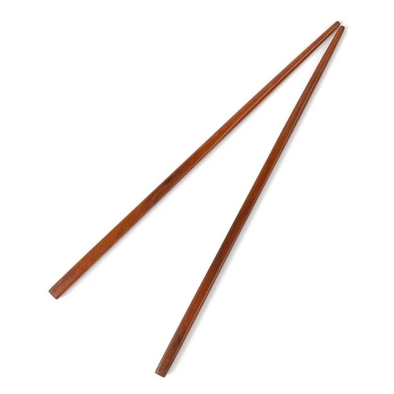 Paar Essstäbchen aus Khaya Holz