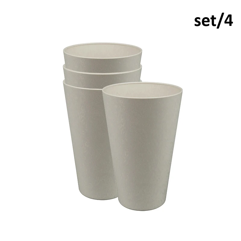 Becher aus Biokunststoff - 4er Set