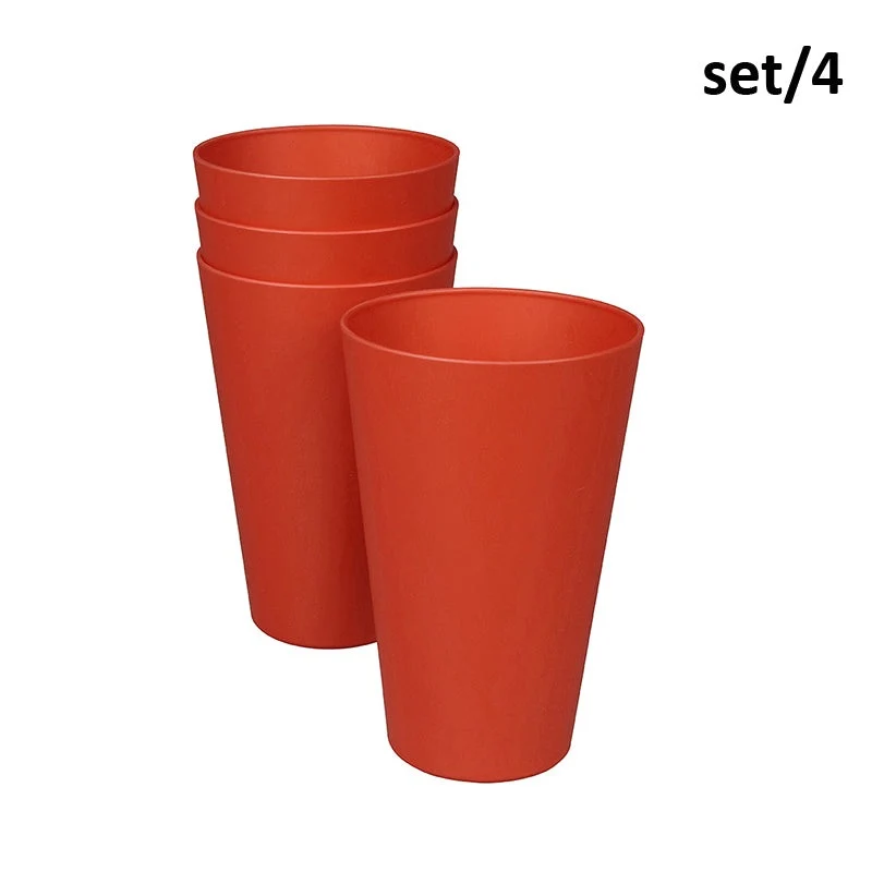 Becher aus Biokunststoff - 4er Set