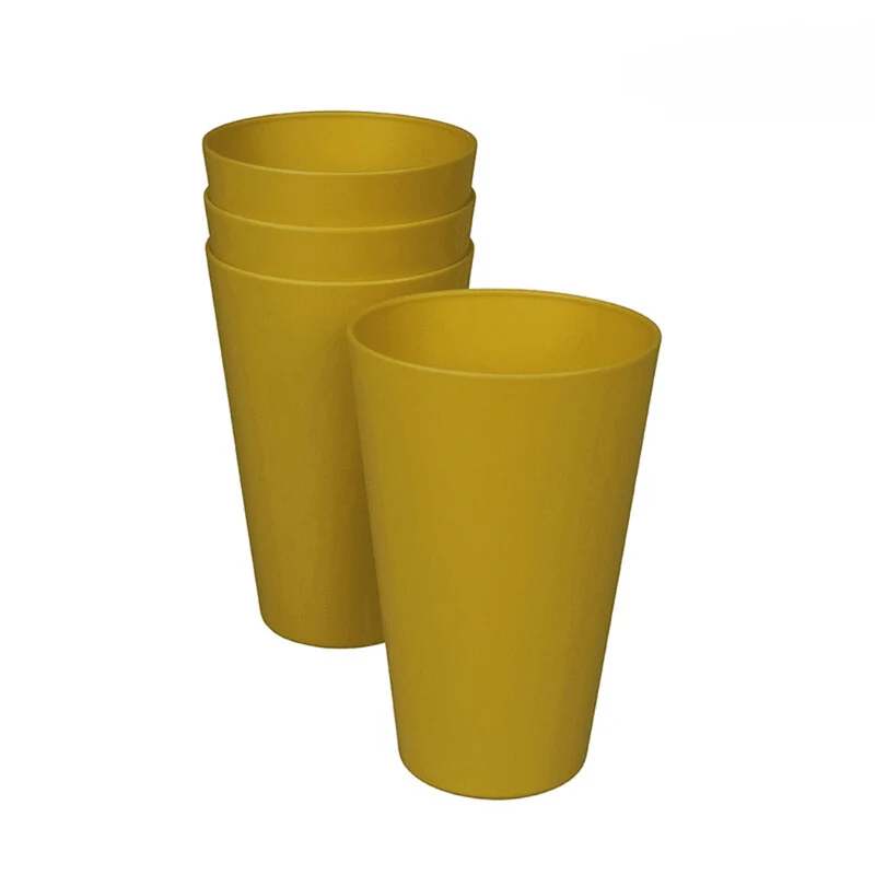 Becher aus Biokunststoff - 4er Set
