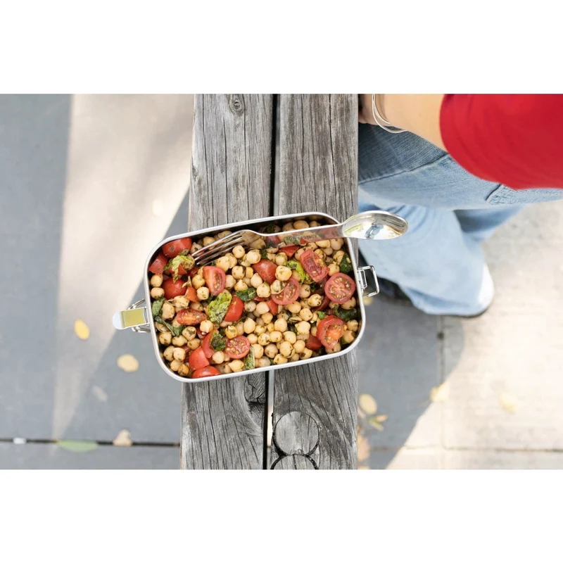 Spork/Göffel aus Edelstahl