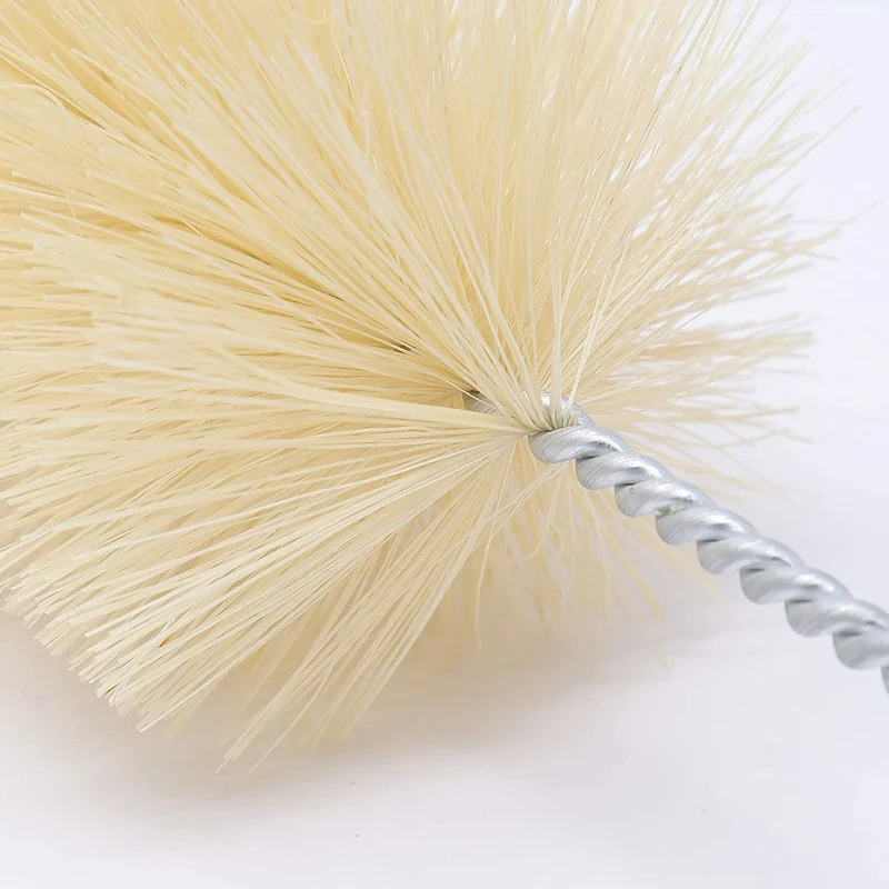 Kleine Flaschenbürste aus Buchenholz mit Fibre- oder Naturborsten
