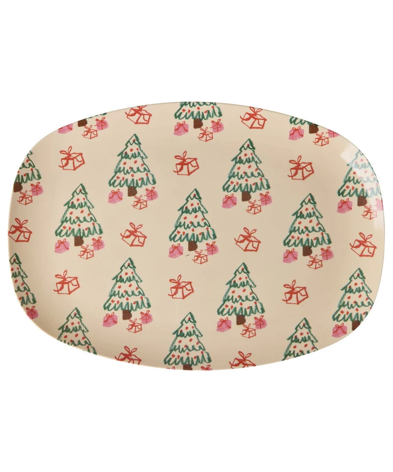 RICE Melaminteller rechteckig – Gifted Tree