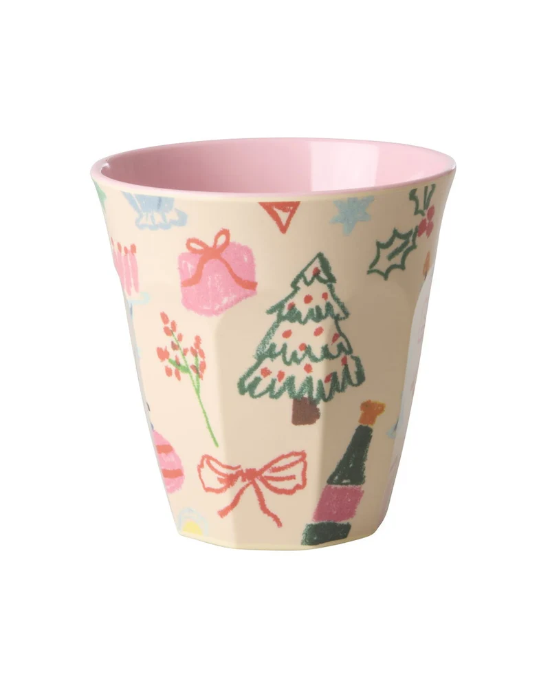 RICE Melaminbecher medium Xmas Galore – 250 ml