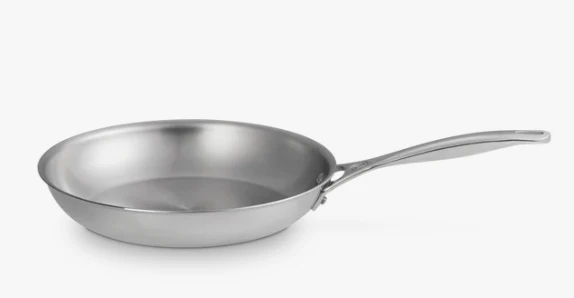 Flache 3-ply Edelstahl Pfanne, 20 cm