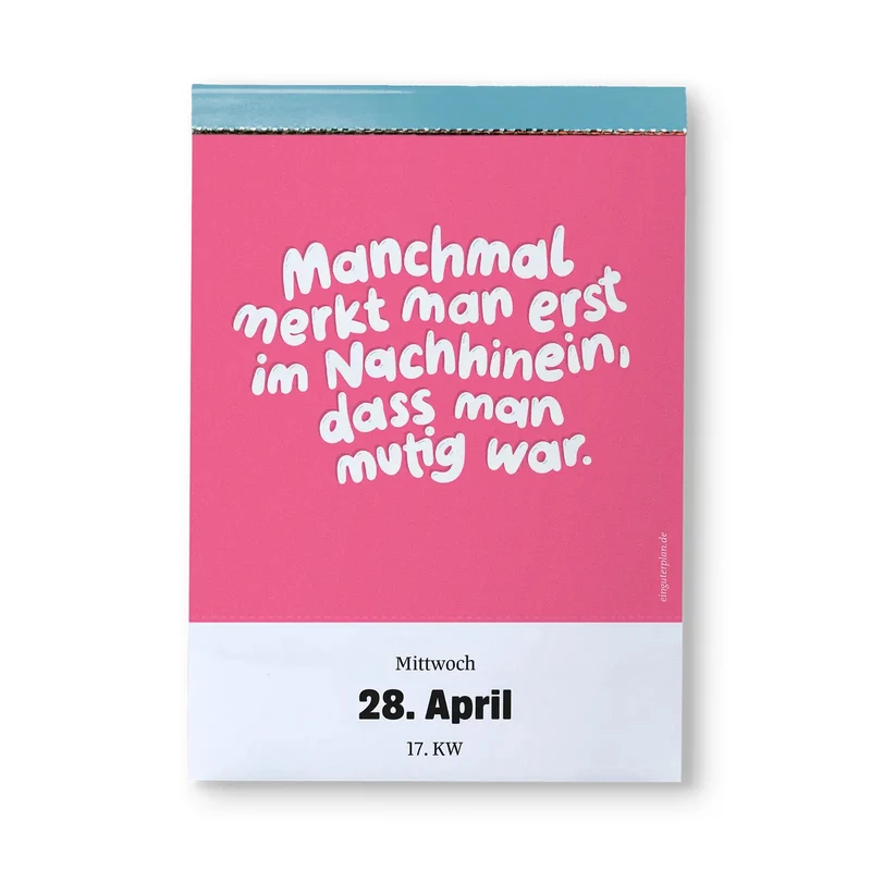 Abreißkalender „Halbwegs entspannt durch 2027“ ✨