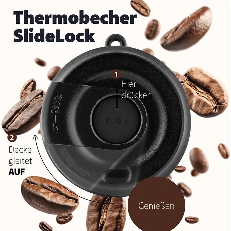 Thermobecher To Go mit Gravur – Edelstahl Werbeartikel
