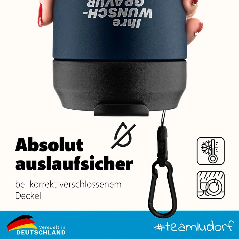 Thermobecher To Go mit Gravur – Edelstahl Werbeartikel