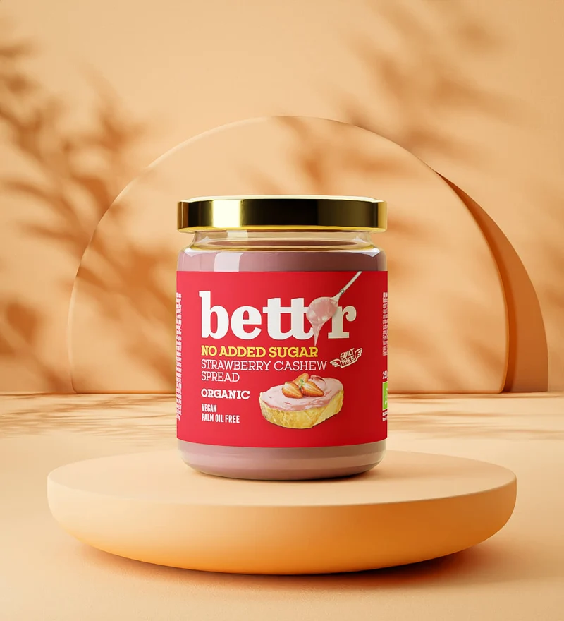 BIO Strawberry Cashew Spread, No Added Sugar